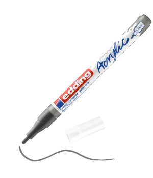 Edding 5300 Akrilik Boyama Markörü 1-2 mm ANTRASİT