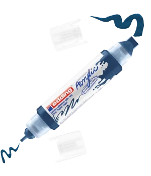 Edding 5400 Akrilik Boyama Markörü 3D Double Liner GECE MAVİSİ