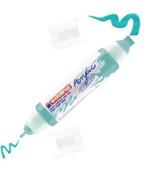 Edding 5400 Akrilik Boyama Markörü 3D Double Liner PARLAK TURKUAZ