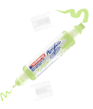Edding 5400 Akrilik Boyama Markörü 3D Double Liner PASTEL YEŞİL
