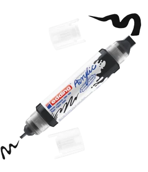 Edding 5400 Akrilik Boyama Markörü 3D Double Liner SİYAH