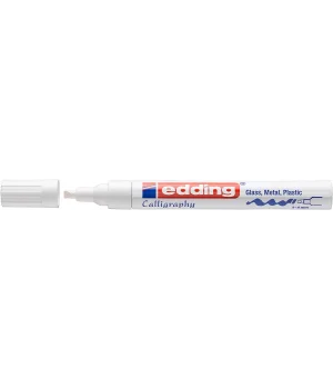 Edding 755 Kaligrafi Kalemi 4.0 mm. BEYAZ