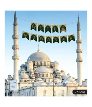 Eid Mubarek Ramazan Harf Afiş