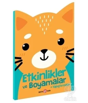 Etkinlikler ve Boyamalar + Yapıştırmalar (Kedicik)