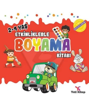 Etkinliklerle Boyama Kitabı 2-4 Yaş