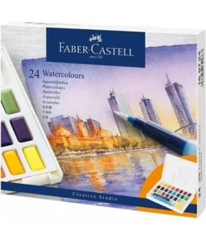 Faber Castell Creative Studio Tablet Sulu Boya Seti 24 Renk