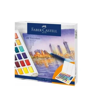 Faber Castell Creative Studio Tablet Sulu Boya Seti 48 Renk