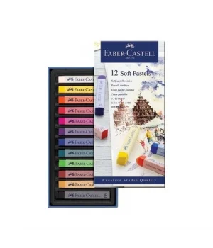Faber Castell Creative Studio Toz (Soft) Pastel Boya Seti 12 Renk