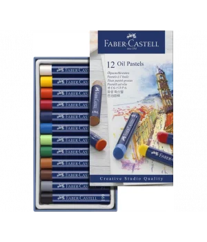 Faber Castell Creative Studio Yağlı Pastel Boya Seti 12 Renk