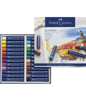 Faber Castell Creative Studio Yağlı Pastel Boya Seti 24 Renk