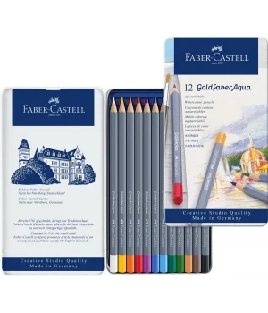 Faber Castell Goldfaber Aquarell Boya Kalemi Seti 12 Renk