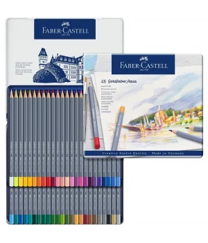 Faber Castell Goldfaber Aquarell Boya Kalemi Seti 48 Renk