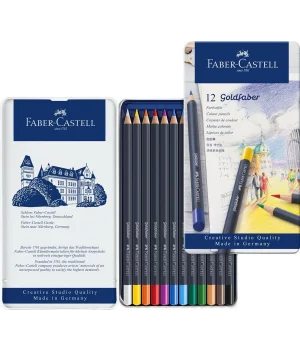 Faber Castell Goldfaber Kuru Boya Kalemi Seti 12 Renk