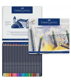 Faber Castell Goldfaber Kuru Boya Kalemi Seti 24 Renk