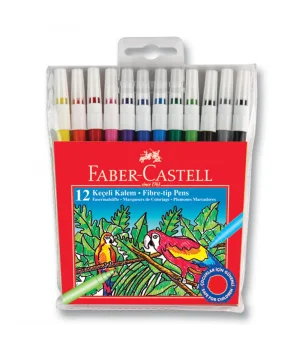 Faber Castell Keçeli Kalem 12 Renk