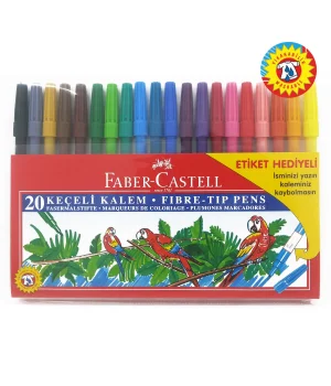Faber Castell Keçeli Kalem 20 Renk