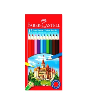 Faber Castell Kuru Boya 12 Renk Tam Boy