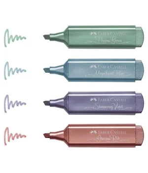 Faber Castell Metalik İşaretleme Kalemi Seti 4 Renk Set-2
