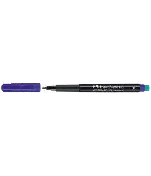 Faber Castell Multimark 1523 Permanent Asetat Kalemi 0.4 mm (S) MAVİ