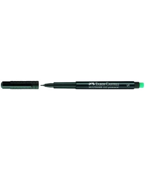 Faber Castell Multimark 1523 Permanent Asetat Kalemi 0.4 mm (S) SİYAH