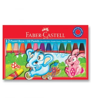Faber Castell Pastel Boya 12 Renk Karton Kutu