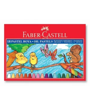Faber Castell Pastel Boya 18 Renk Karton Kutu