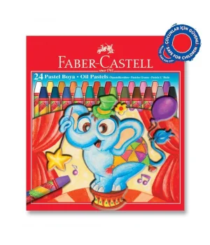Faber Castell Pastel Boya 24 Renk Karton Kutu