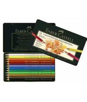 Faber Castell Polychromos Kuru Boya Kalemi Seti 12 Renk