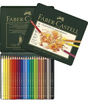 Faber Castell Polychromos Kuru Boya Kalemi Seti 24 Renk