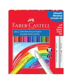 Faber Castell Silinebilir Keçeli Kalem 10+2 Renk