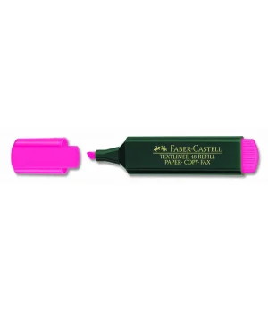 Faber Castell Textliner 48 Fosforlu İşaretleme Kalemi PEMBE