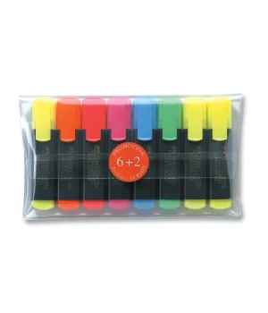 Faber Castell Textliner 48 Fosforlu İşaretleme Kalemi Seti 6+2 Renk