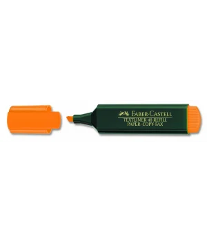 Faber Castell Textliner 48 Fosforlu İşaretleme Kalemi TURUNCU