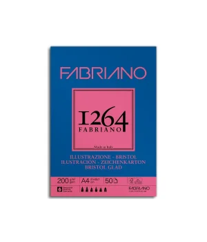 Fabriano 1264 Bristol Çok Amaçlı Bristol Marker Çizim Defteri Blok 200 gr. A4 50 yaprak