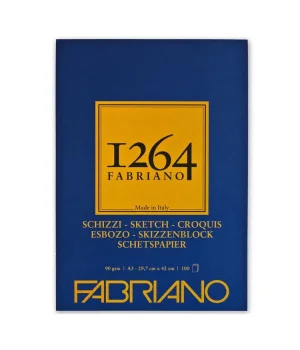 Fabriano 1264 Sketch Paper Eskiz Çizim Defteri 90 gr. A3 100 yaprak