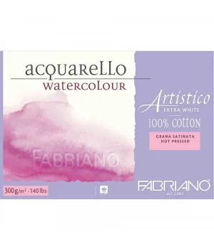 Fabriano Artistico Extra White Sulu Boya Defteri Sıcak Baskı - Düz Doku 300 gr. 26x36 cm. 12 yaprak