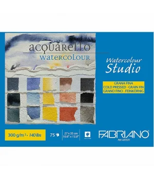 Fabriano Maxi Blocco Sulu Boya Defteri Soğuk Baskı - Orta Doku 300 gr. 27x35 cm. 75 yaprak