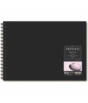 Fabriano Sketchbook Spiralli Sert Kapak Spiralli Eskiz Çizim Defteri 110 gr. A5 80 yaprak