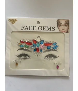 Face Gems Kristal Yüz Taşı Model 18
