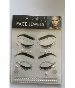 Face Gems Kristal Yüz Taşı Model 20