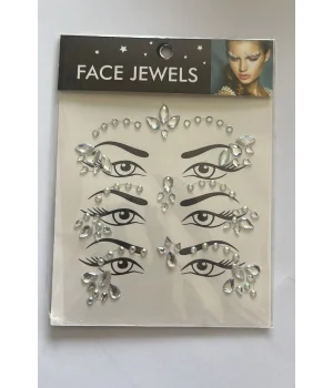 Face Gems Kristal Yüz Taşı Model 23