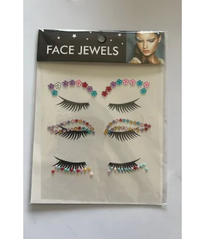 Face Gems Kristal Yüz Taşı Model 24