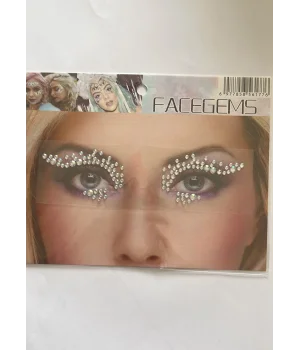 Face Gems Kristal Yüz Taşı Model 29