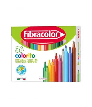Fibracolor Colorito Keçeli Boya Kalemi 36 Renk