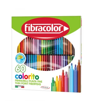 Fibracolor Colorito Keçeli Boya Kalemi 60 Renk