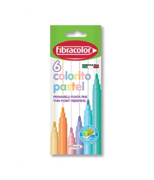 Fibracolor Colorito Pastel 6 Renk Keçeli Kalem