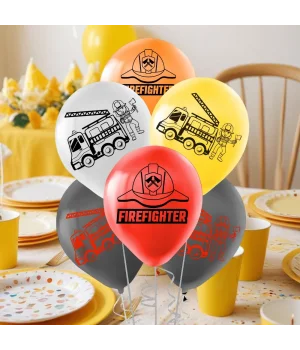 FireFighters Baskılı Pastel Balon 12
