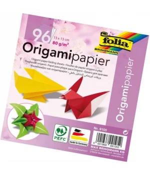 Folia Origami Kağıdı 13x13 cm. 12 Renk 96 Yaprak