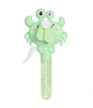 Fun Bubble Fan Yengeç Figürlü Köpük Baloncuk ve Mekanik Pervane