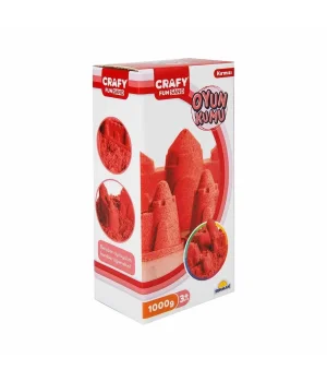 Fun Dough Kinetik Kum 1000 g Kırmızı